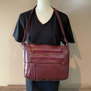 Classic style red purse-NEW